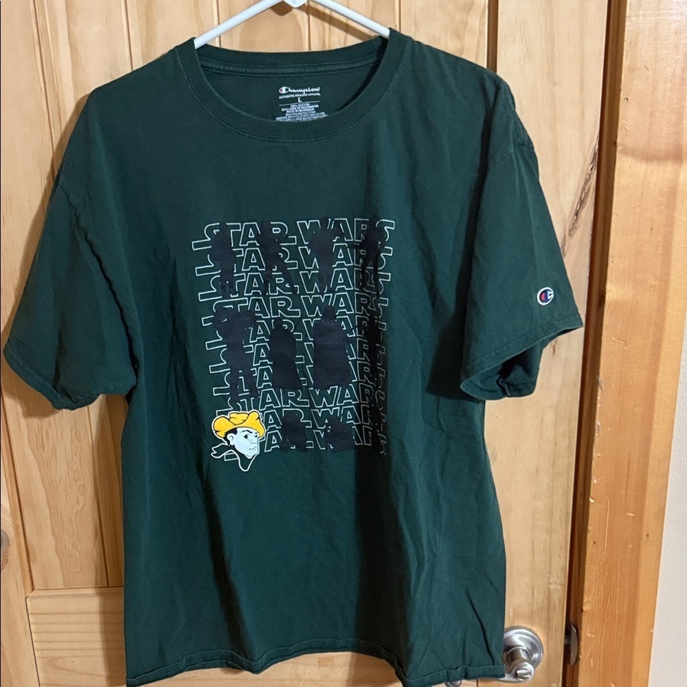 Champion Dark Green Star Wars Graphic Tee